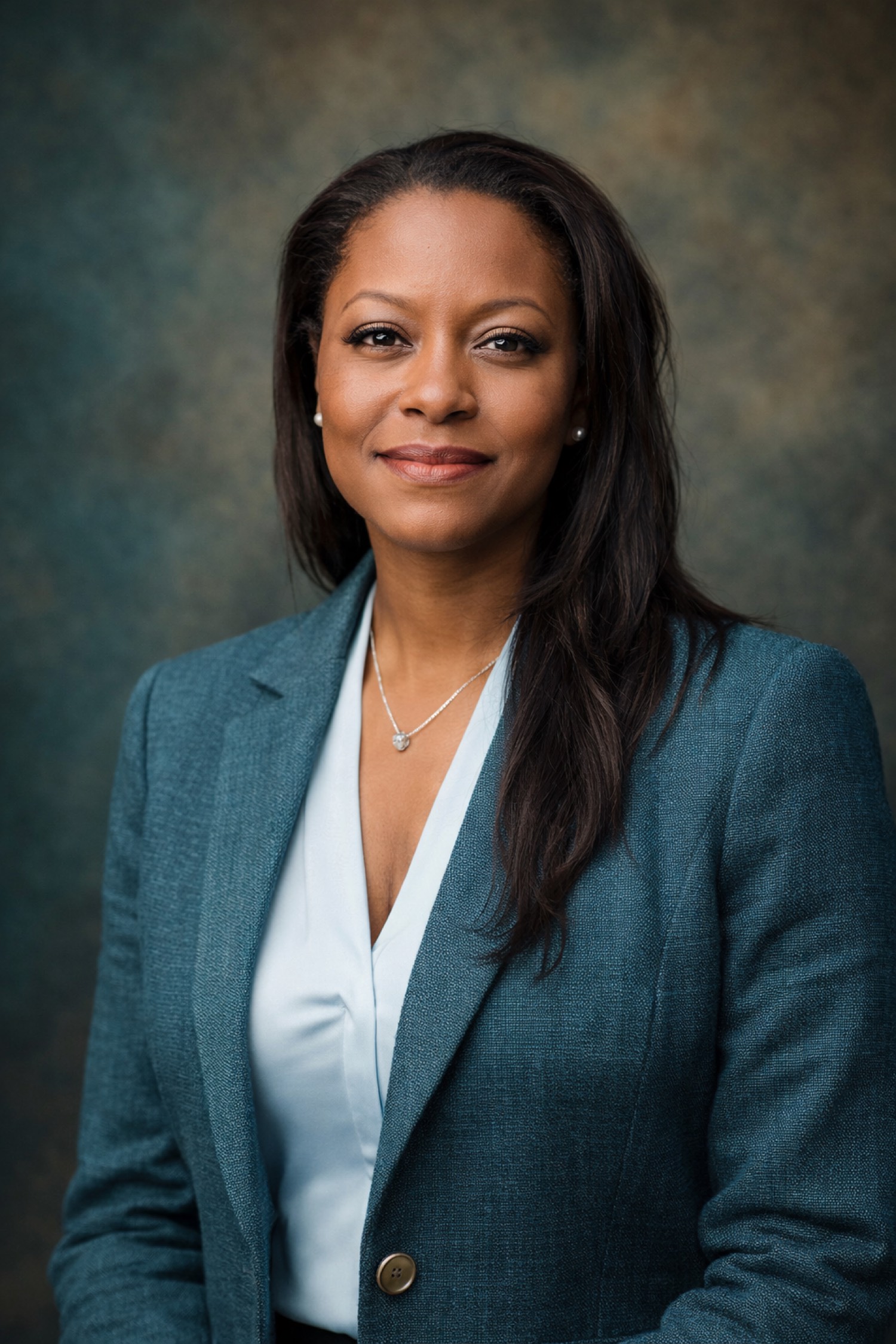 Studio portrait of Lori Brooks